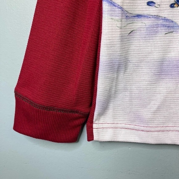 Vtg Disney Store The House Of Mickey Mouse Christmas Holiday Henley Shirt Mens L - Picture 16 of 16